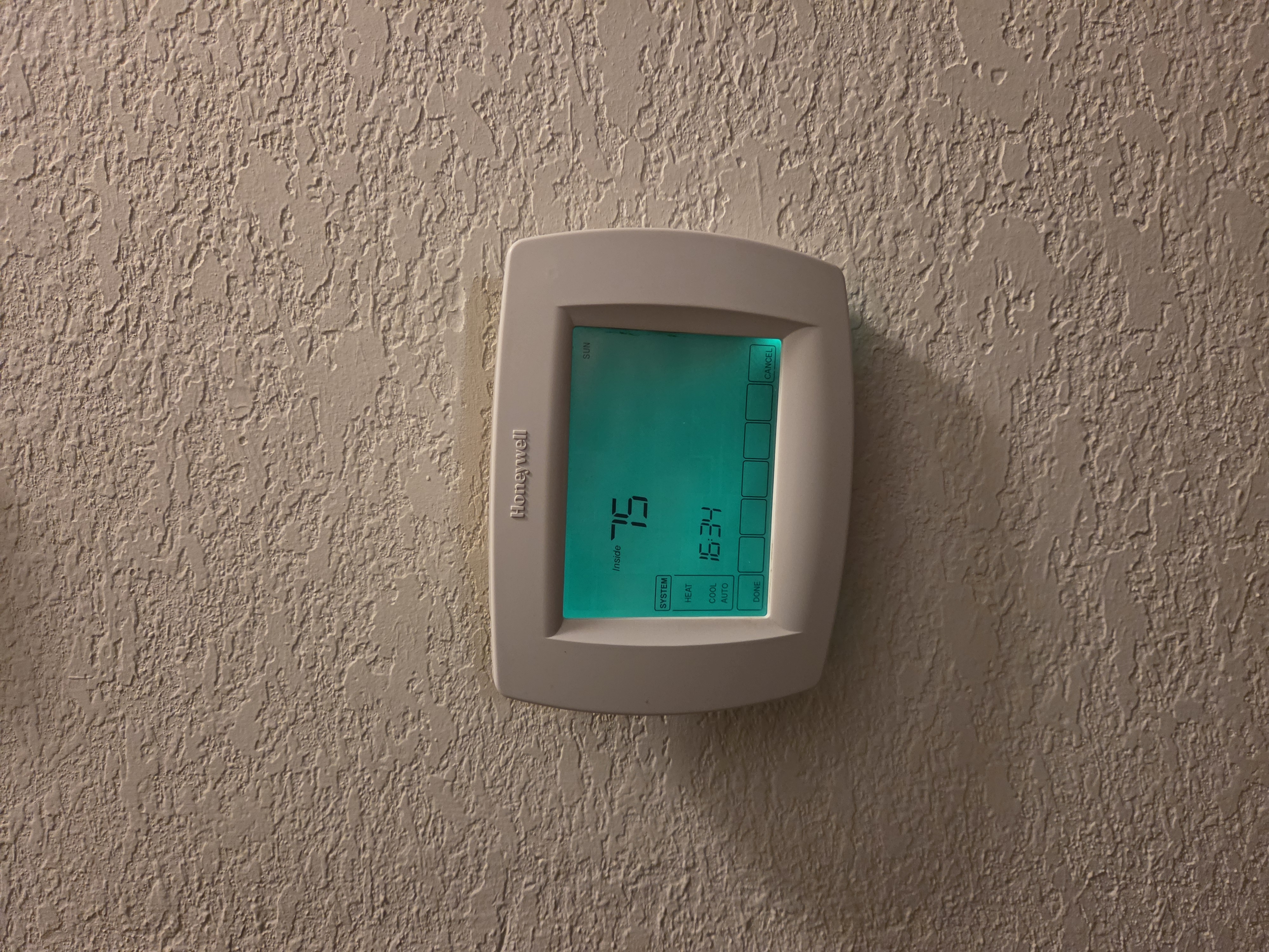 Older thermostat before second upgrade project